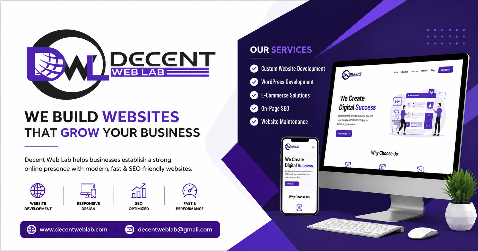 Decent Web Lab - Website Design and SEO Company
